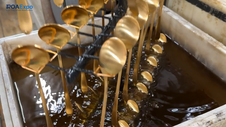 24K Gold Spoon Mass Manufacturing Process 24K 금수저 오서방 클라스